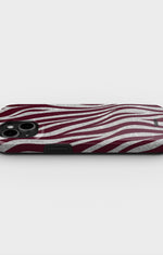 iPhone 15 Plus Tough Case – Velvet Zebra - View 3