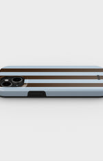 iPhone 15 Plus Tough Case – Bistro Stripes - View 3