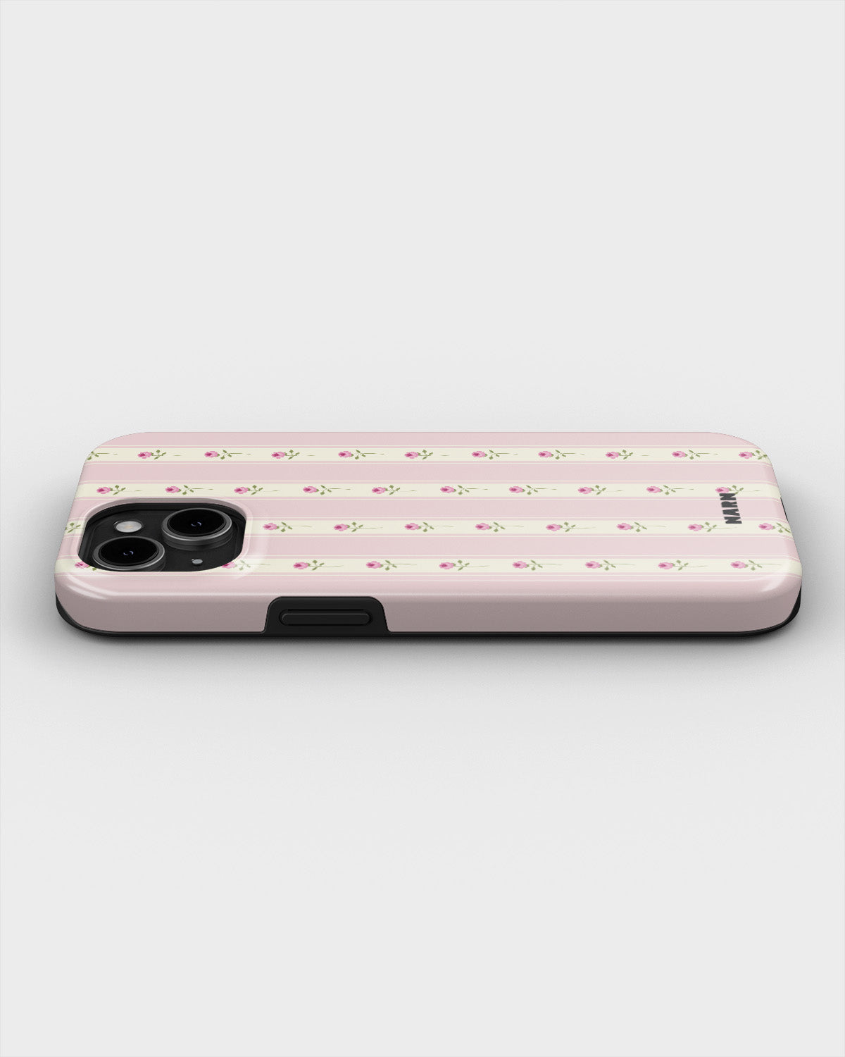 iPhone 15 Plus Tough Case – Rose Lines - View 3