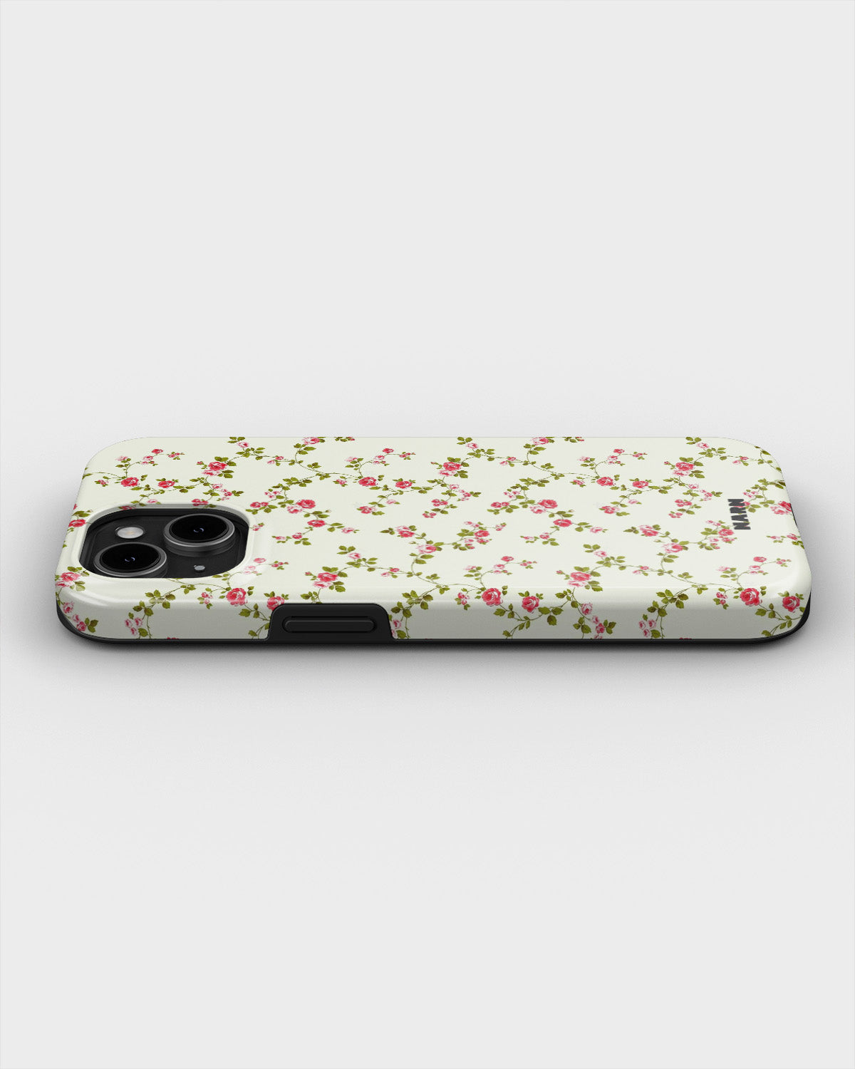 iPhone 15 Plus Tough Case – Vintage Rose - View 3