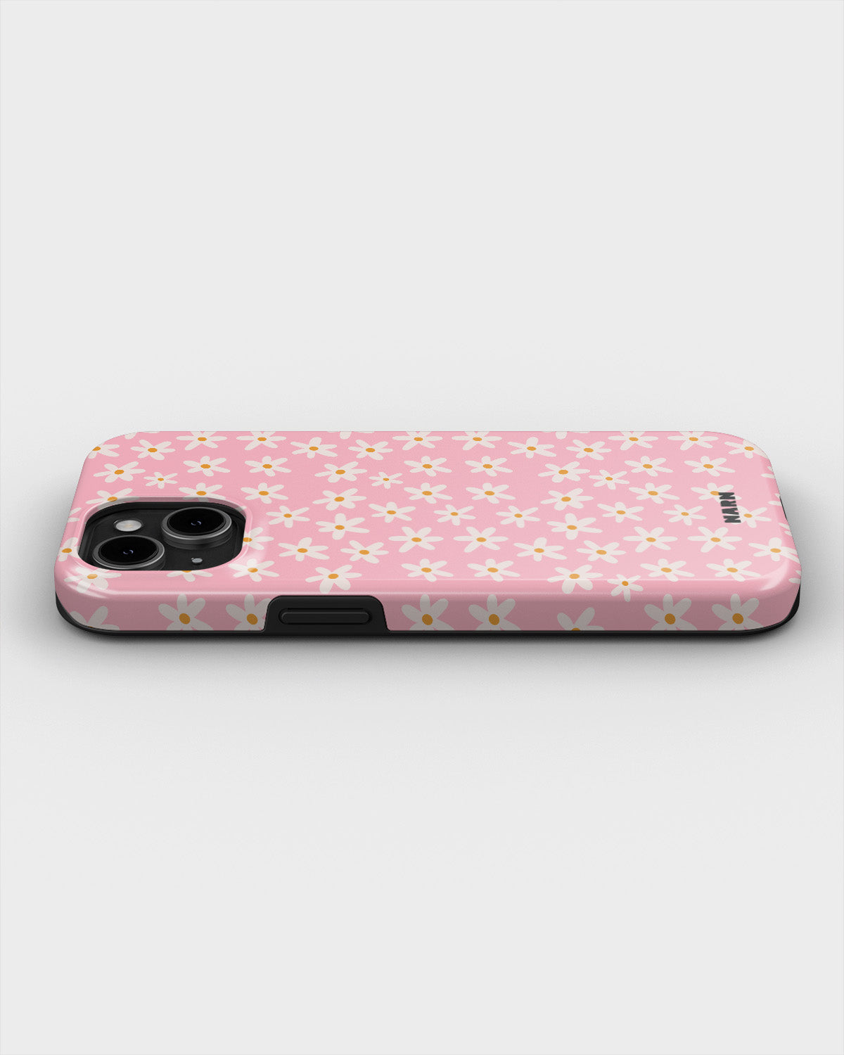 iPhone 15 Plus Tough Case – Pink Daisy - View 3