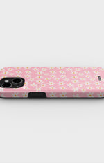 iPhone 15 Plus Tough Case – Pink Daisy - View 3