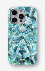 iPhone 16 Pro Max Tough Case – Green Crystals - View 1