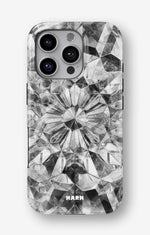 iPhone 16 Pro Max Tough Case – Grey Crystals - View 1