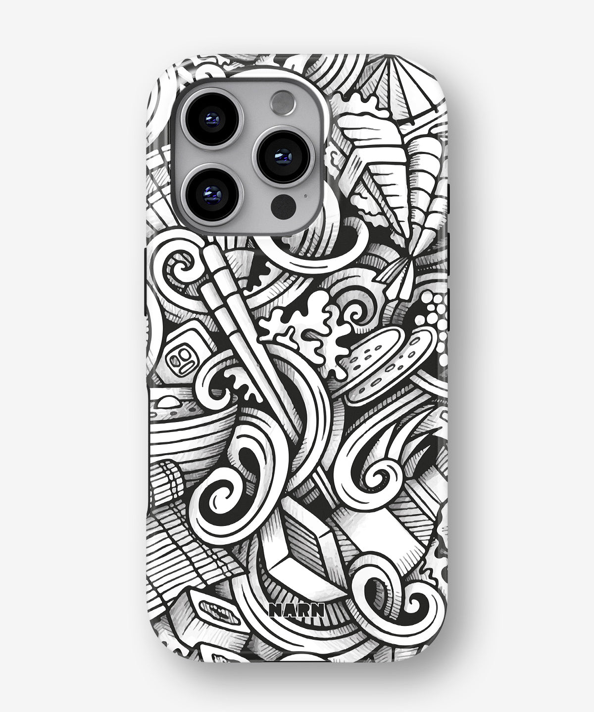 iPhone 16 Pro Max Tough Case – Japanese Pattern - View 1