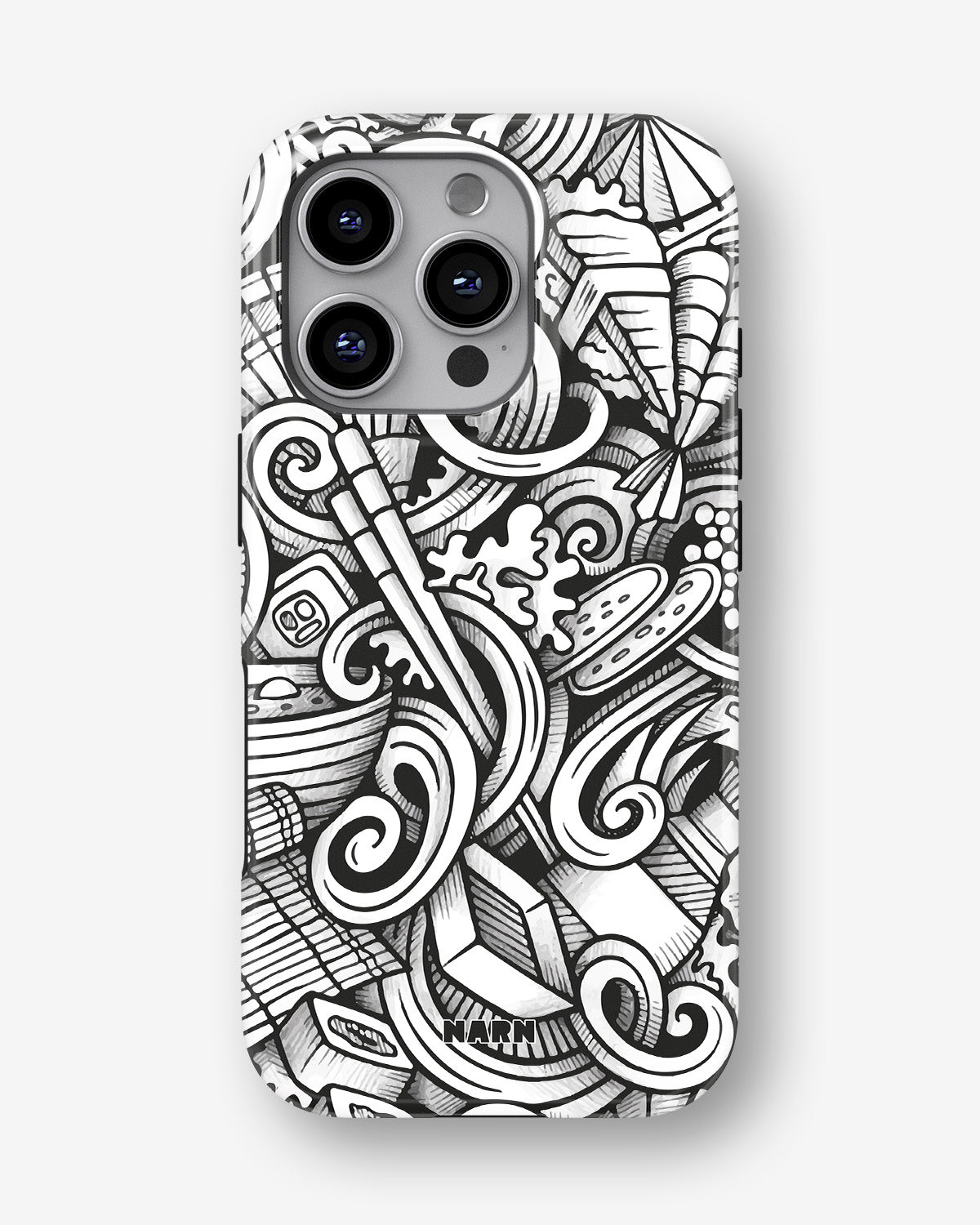 iPhone 16 Pro Max Tough Case – Japanese Pattern - View 1