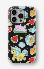 iPhone 16 Pro Max Tough Case – Cute Stickers - View 1