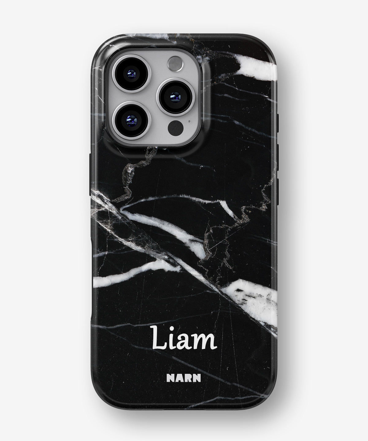 iPhone 16 Pro Max Tough Case – Custom - Black Marble - View 1