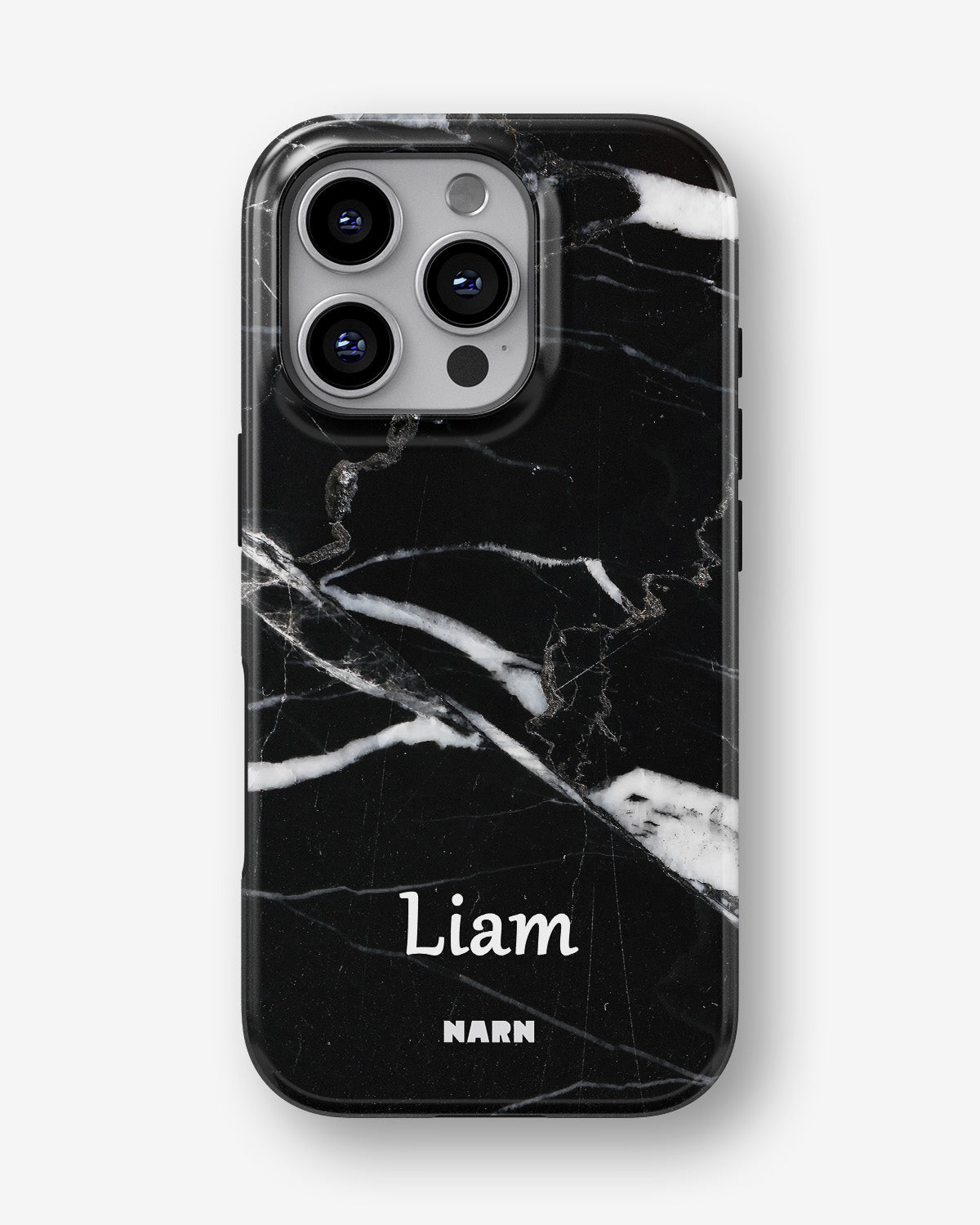 iPhone 16 Pro Max Tough Case – Custom - Black Marble - View 1