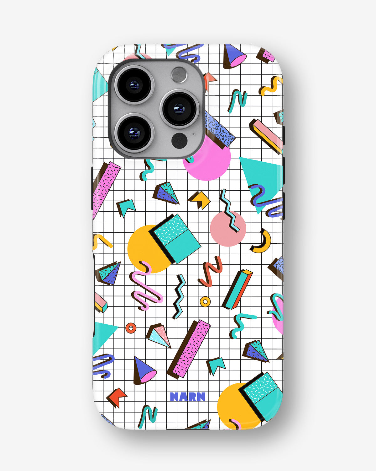 iPhone 16 Pro Max Tough Case – 80s Memphis - View 1