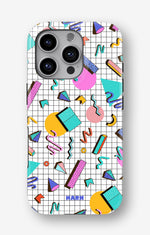 iPhone 16 Pro Max Tough Case – 80s Memphis - View 1