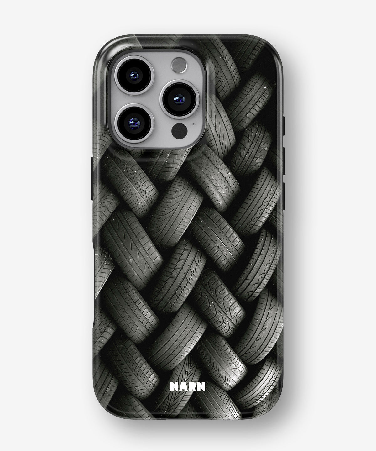 iPhone 16 Pro Max Tough Case – Tires Wall - View 1