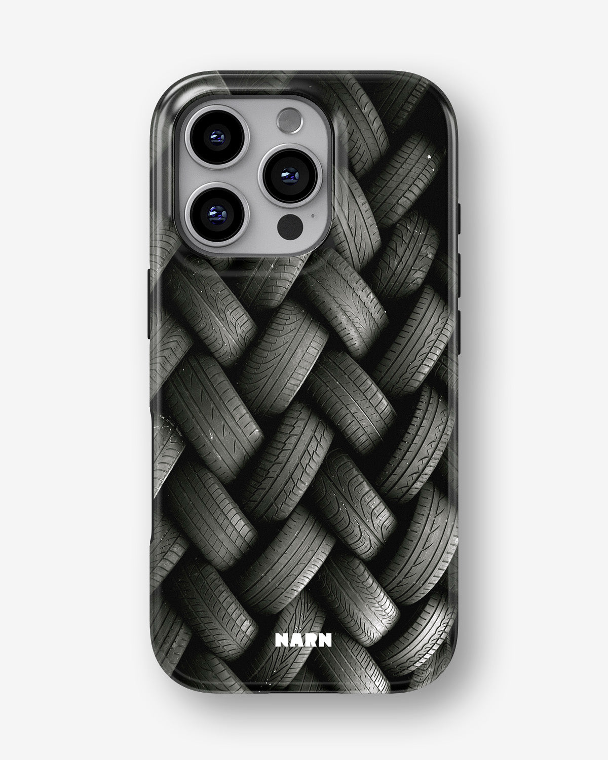 iPhone 16 Pro Max Tough Case – Tires Wall - View 1
