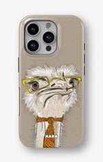 iPhone 16 Pro Max Tough Case – Hipster Ostrich - View 1