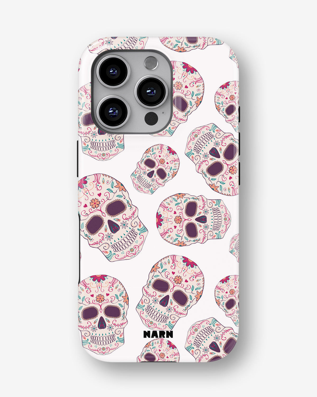 iPhone 16 Pro Max Tough Case – Calavera Skulls - View 1
