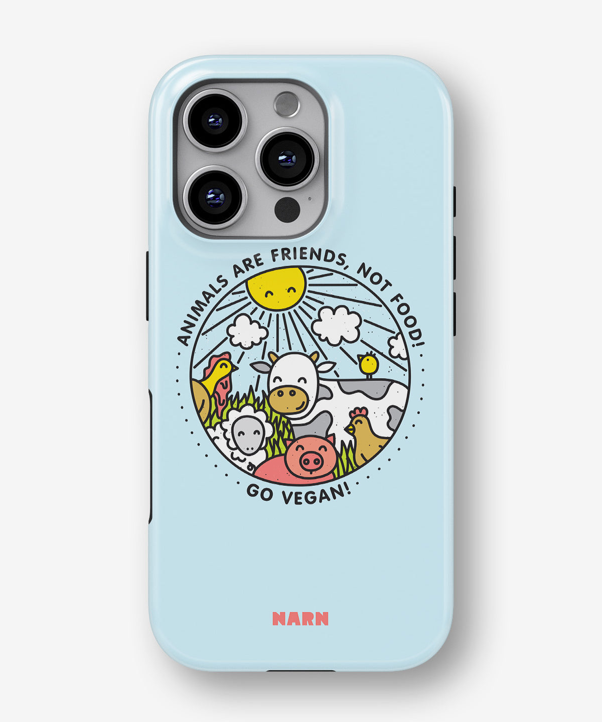 iPhone 16 Pro Max Tough Case – Friends, Not Food - View 1