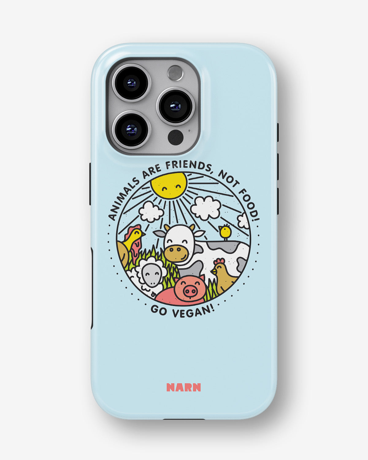 iPhone 16 Pro Max Tough Case – Friends, Not Food - View 1