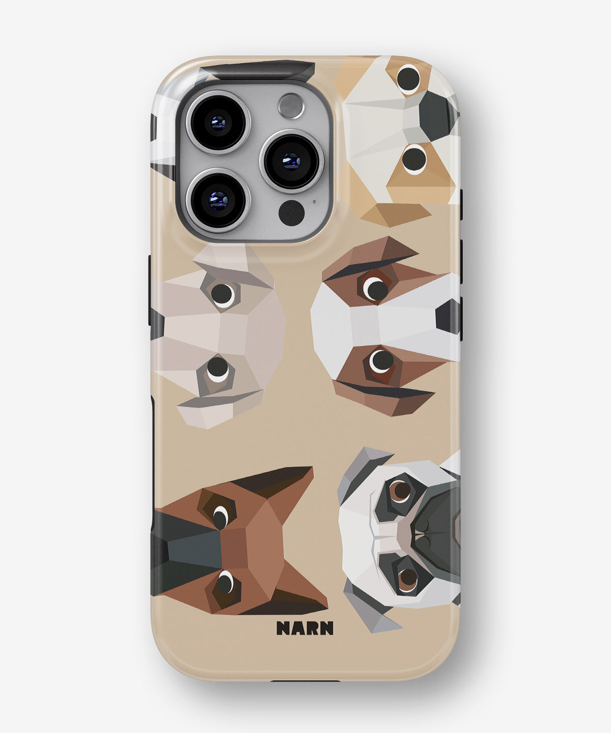 iPhone 16 Pro Max Tough Case – Cute Dogs - View 1