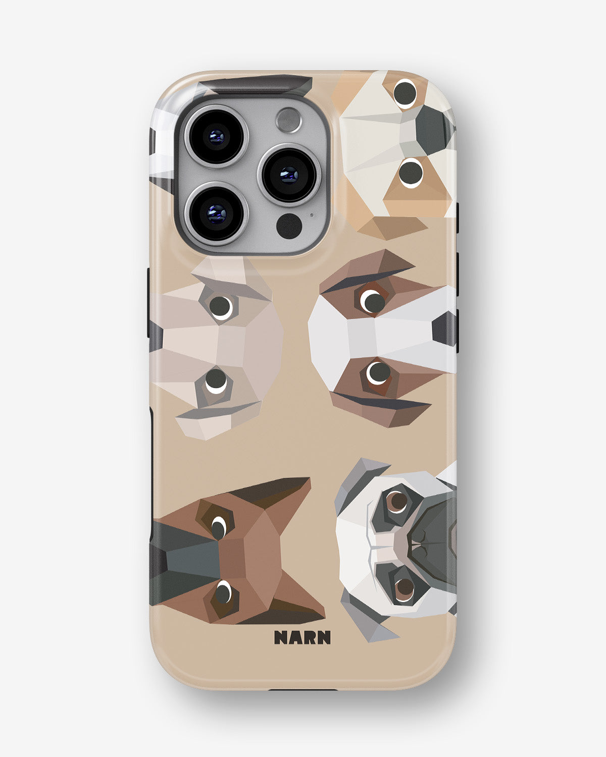 iPhone 16 Pro Max Tough Case – Cute Dogs - View 1