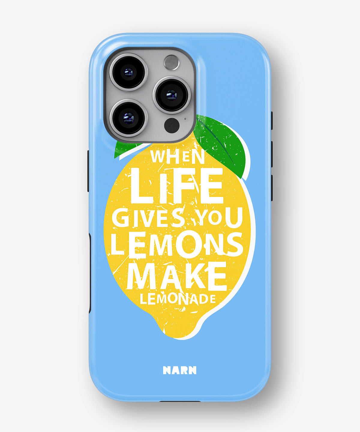 iPhone 16 Pro Max Tough Case – Lemon Quote - View 1