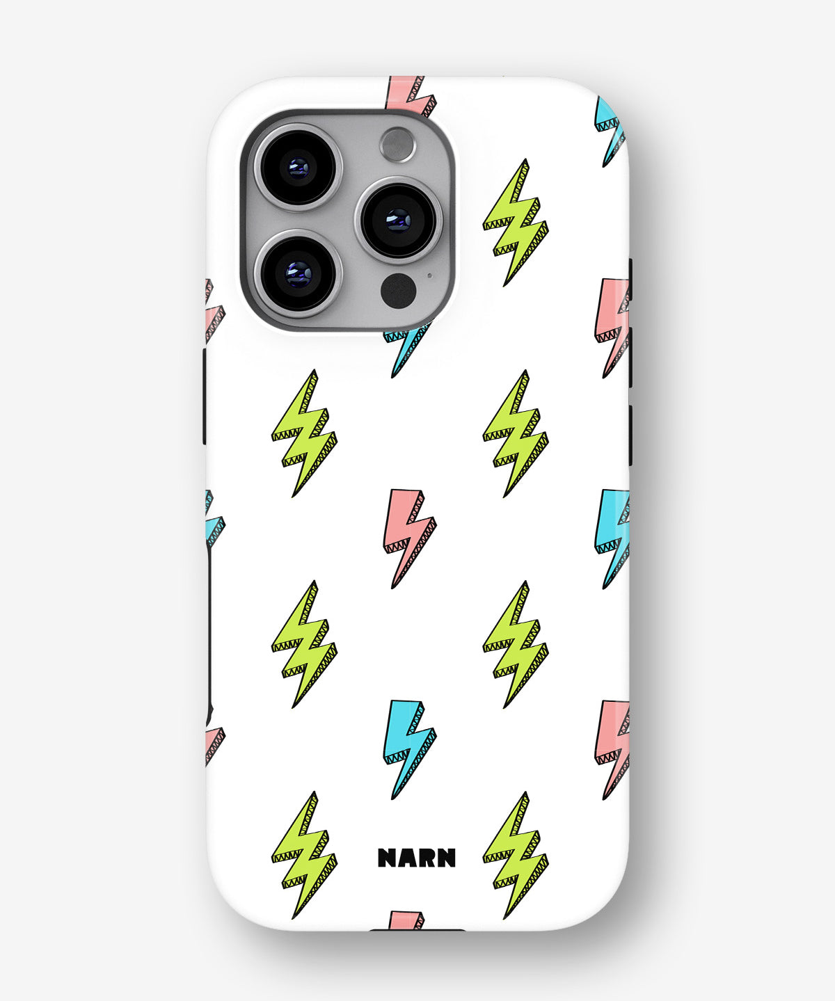 iPhone 16 Pro Max Tough Case – Lightning Bolts - View 1