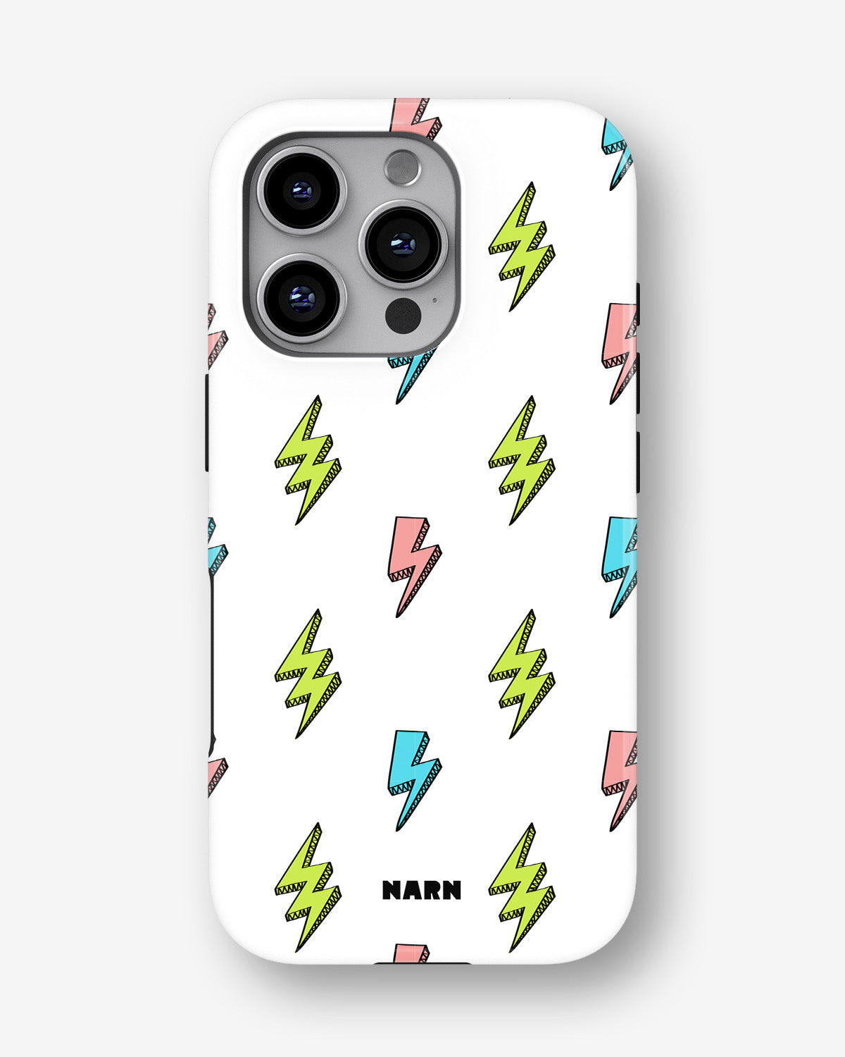 iPhone 16 Pro Max Tough Case – Lightning Bolts - View 1