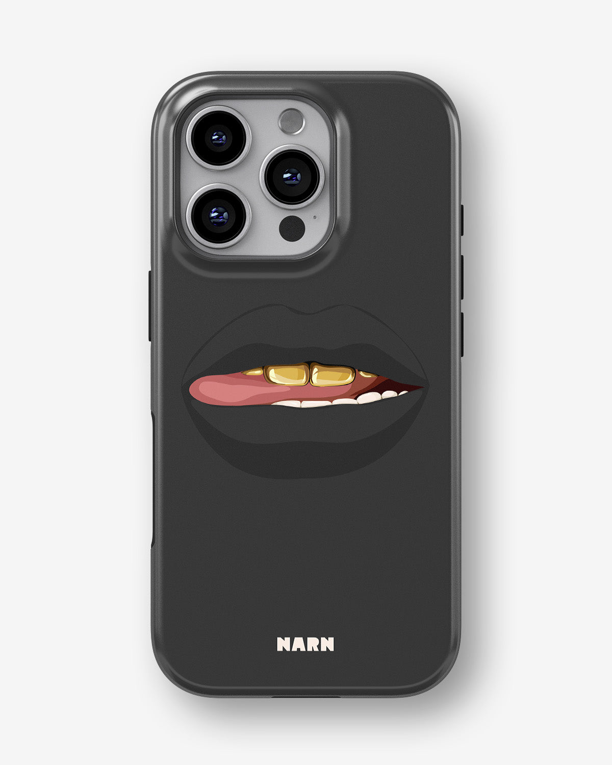 iPhone 16 Pro Max Tough Case – Golden Lips - View 1