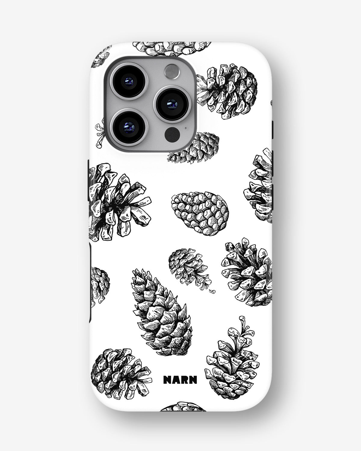 iPhone 16 Pro Max Tough Case – Pine Cones - View 1