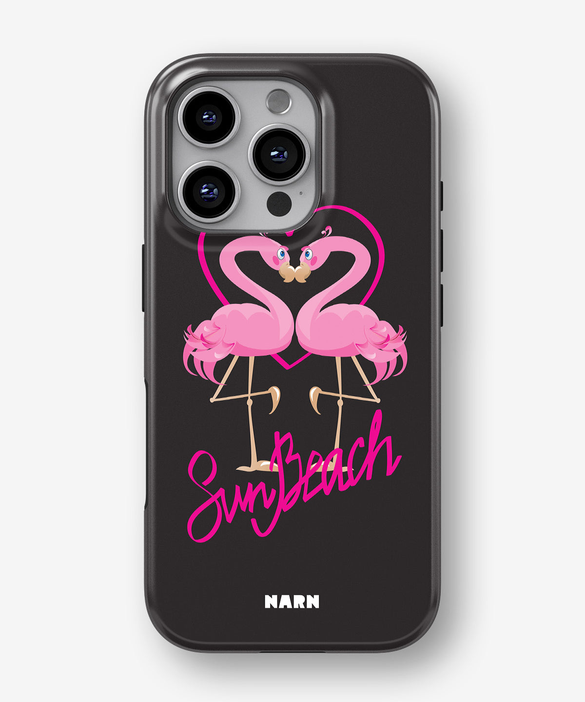 iPhone 16 Pro Max Tough Case – Beach Flamingo - View 1