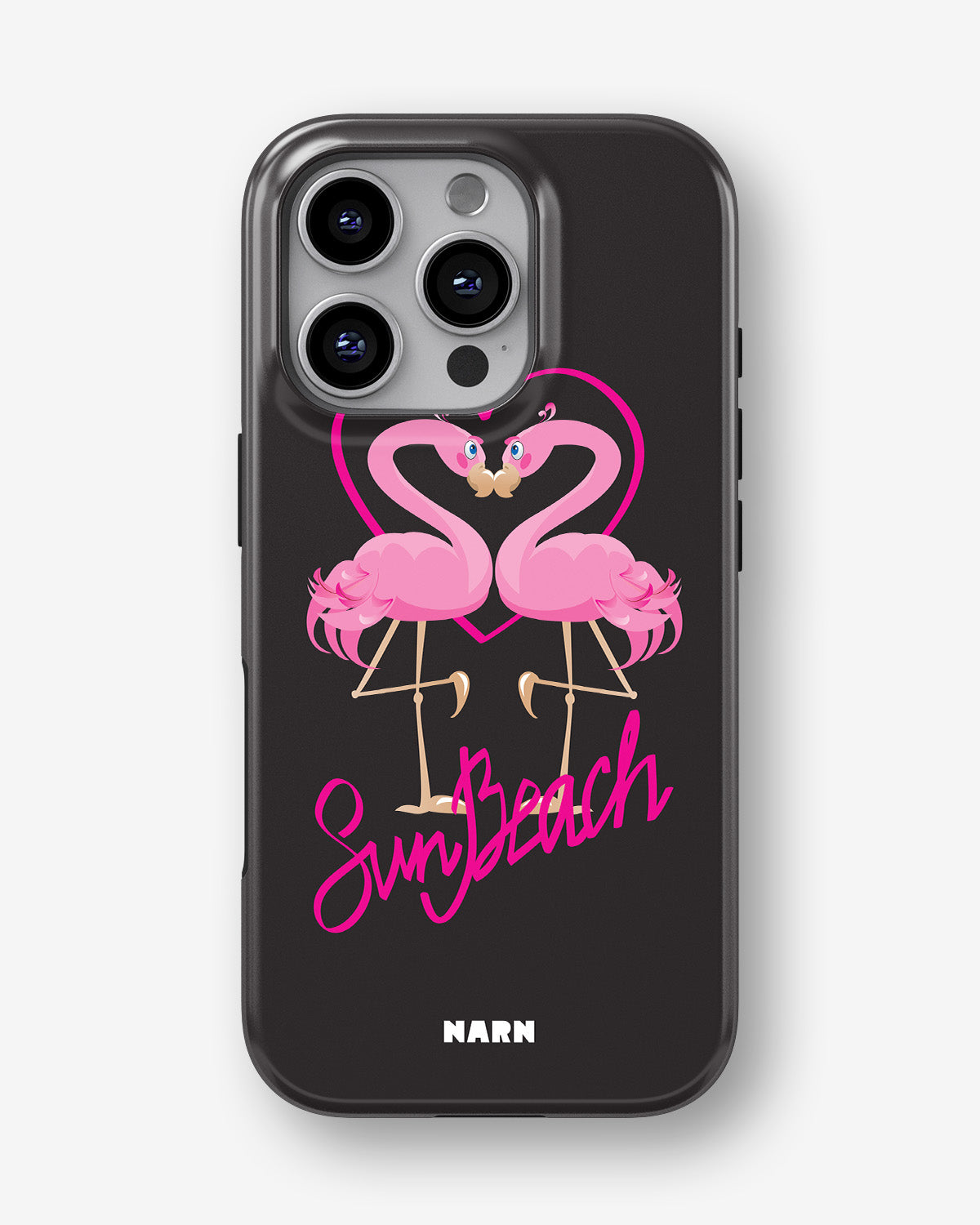 iPhone 16 Pro Max Tough Case – Beach Flamingo - View 1
