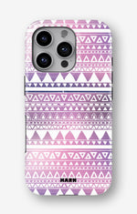 iPhone 16 Pro Max Tough Case – Purple Aztec - View 1