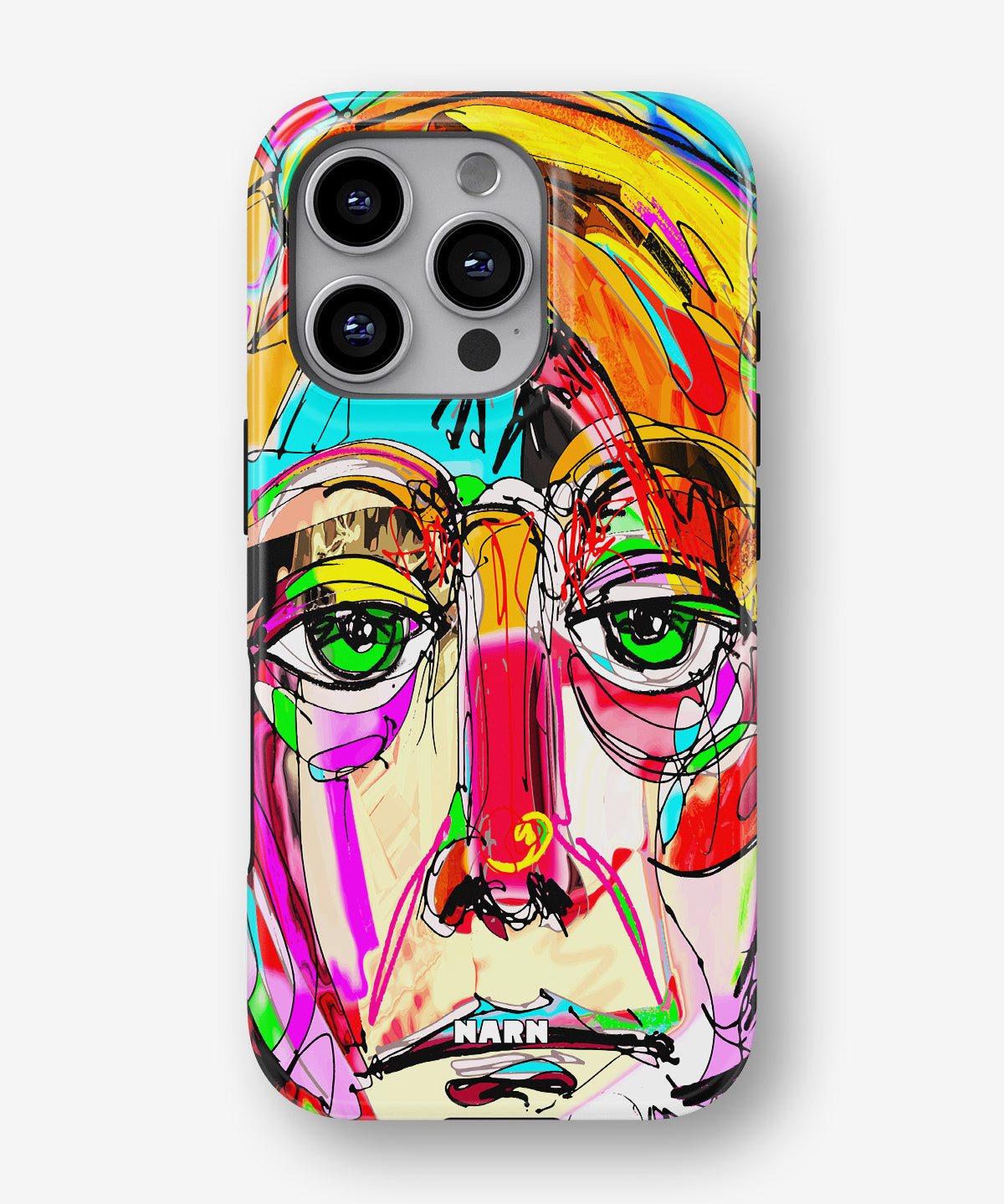 iPhone 16 Pro Max Tough Case – Abstract Portrait - View 1