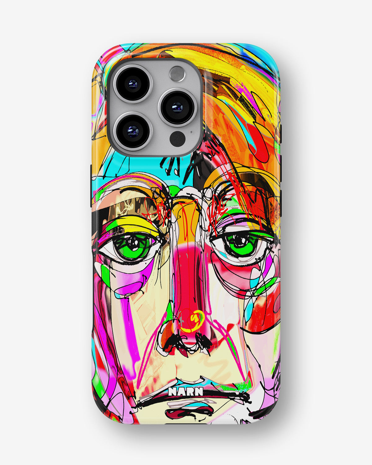 iPhone 16 Pro Max Tough Case – Abstract Portrait - View 1
