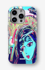 iPhone 16 Pro Max Tough Case – Abstract Cat - View 1
