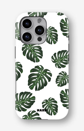 iPhone 16 Pro Max Tough Case – Monstera Pattern - View 1