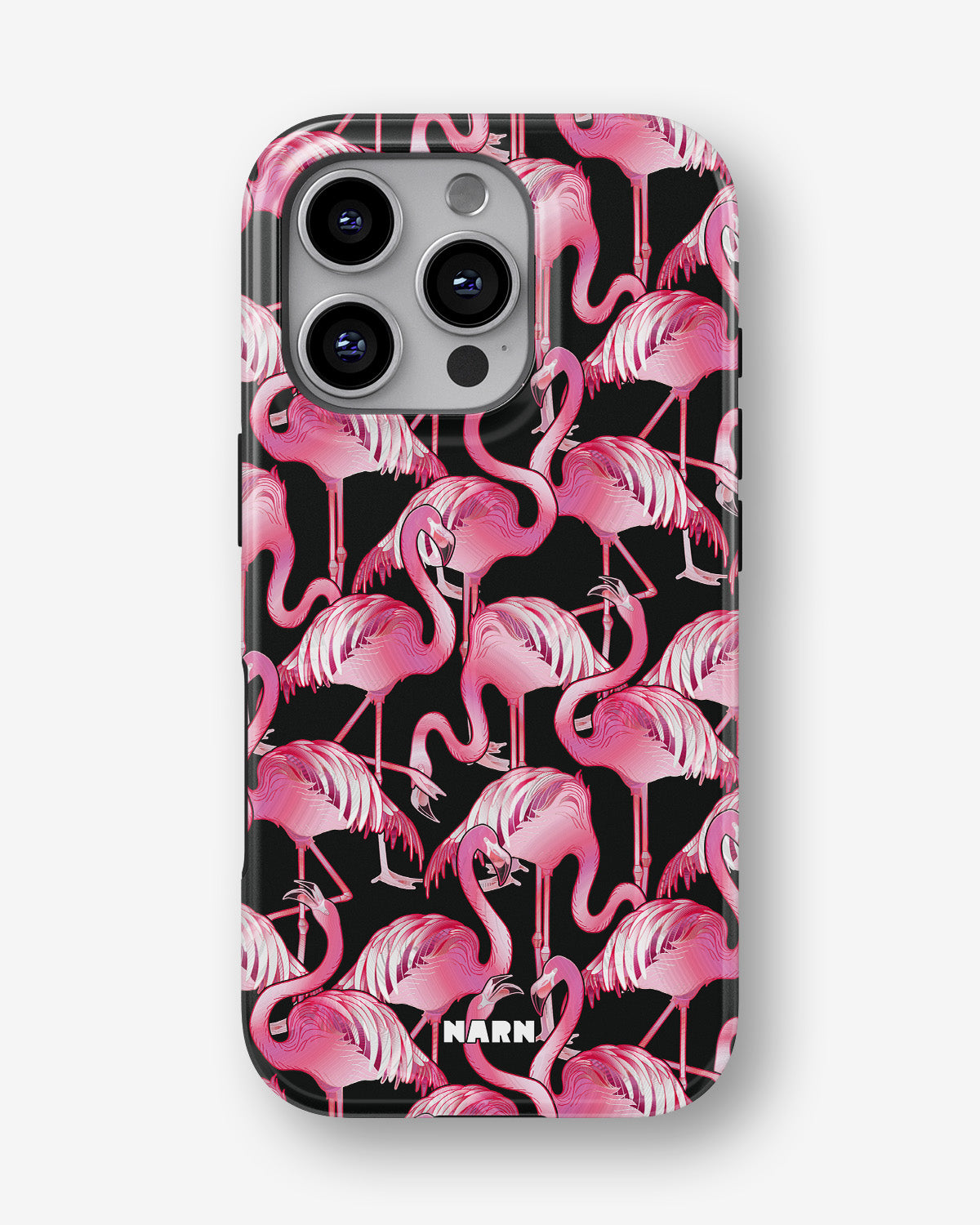 iPhone 16 Pro Max Tough Case – Flamingos - View 1