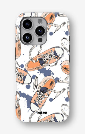 iPhone 16 Pro Max Tough Case – Apricot Sneakers - View 1