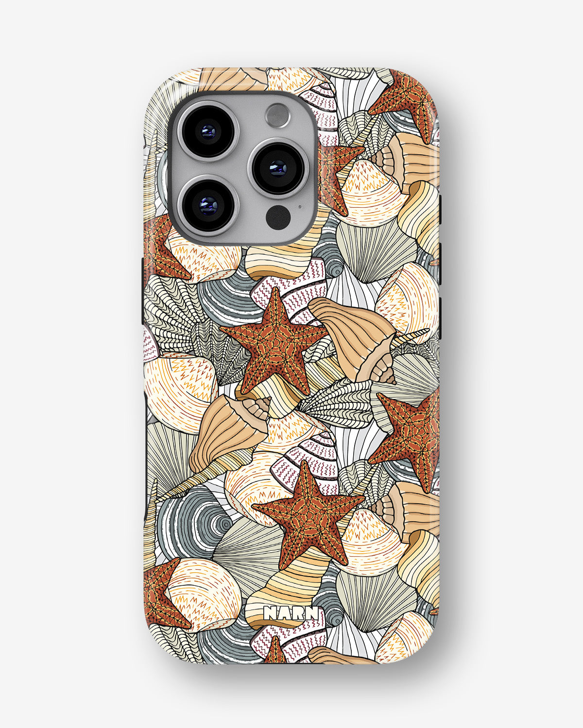iPhone 16 Pro Max Tough Case – Sea Shells - View 1