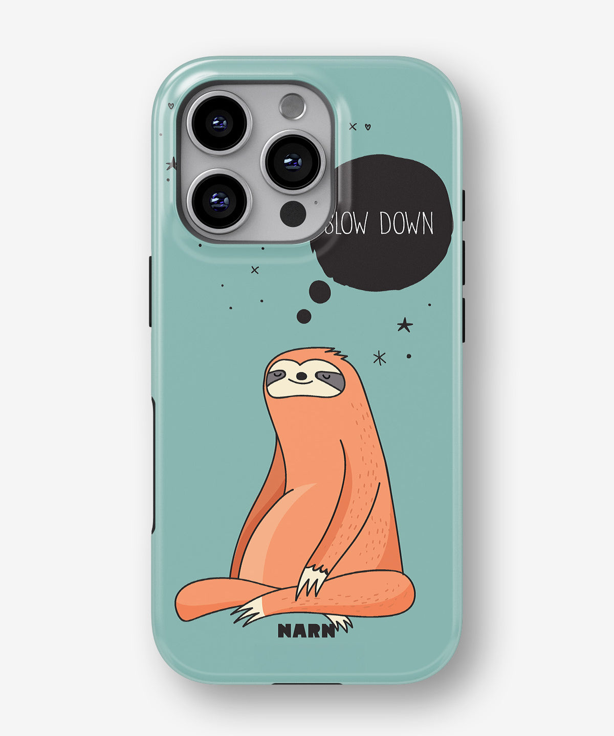 iPhone 16 Pro Max Tough Case – Slow Down Sloth - View 1