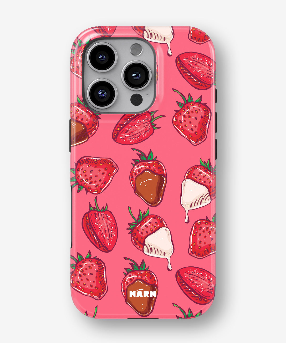 iPhone 16 Pro Max Tough Case – Strawberry Chocolate - View 1