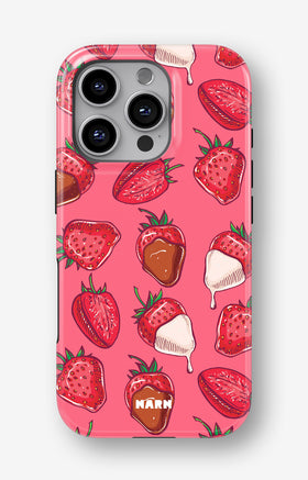 iPhone 16 Pro Max Tough Case – Strawberry Chocolate - View 1