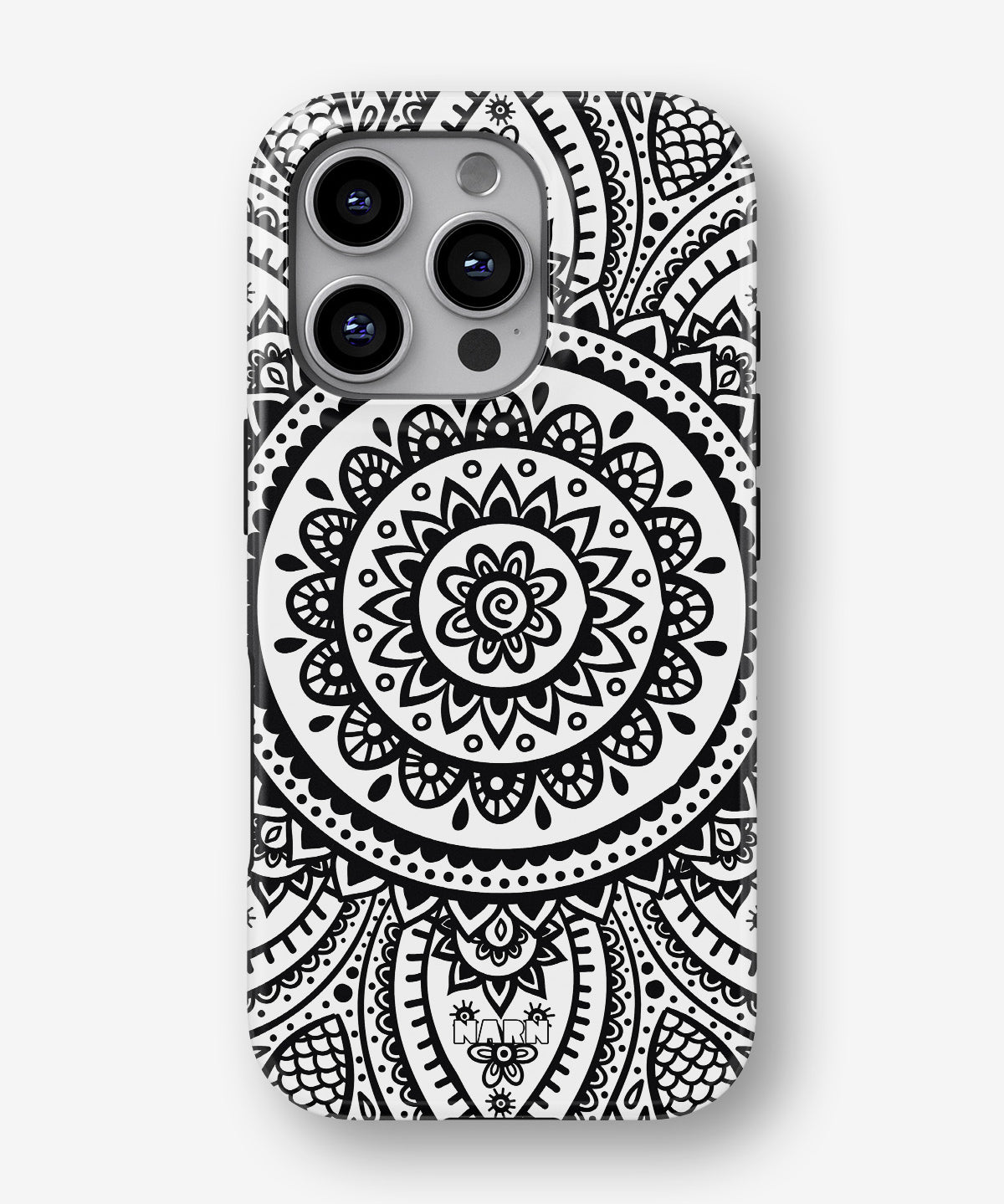 iPhone 16 Pro Max Tough Case – Henna Mandala - View 1