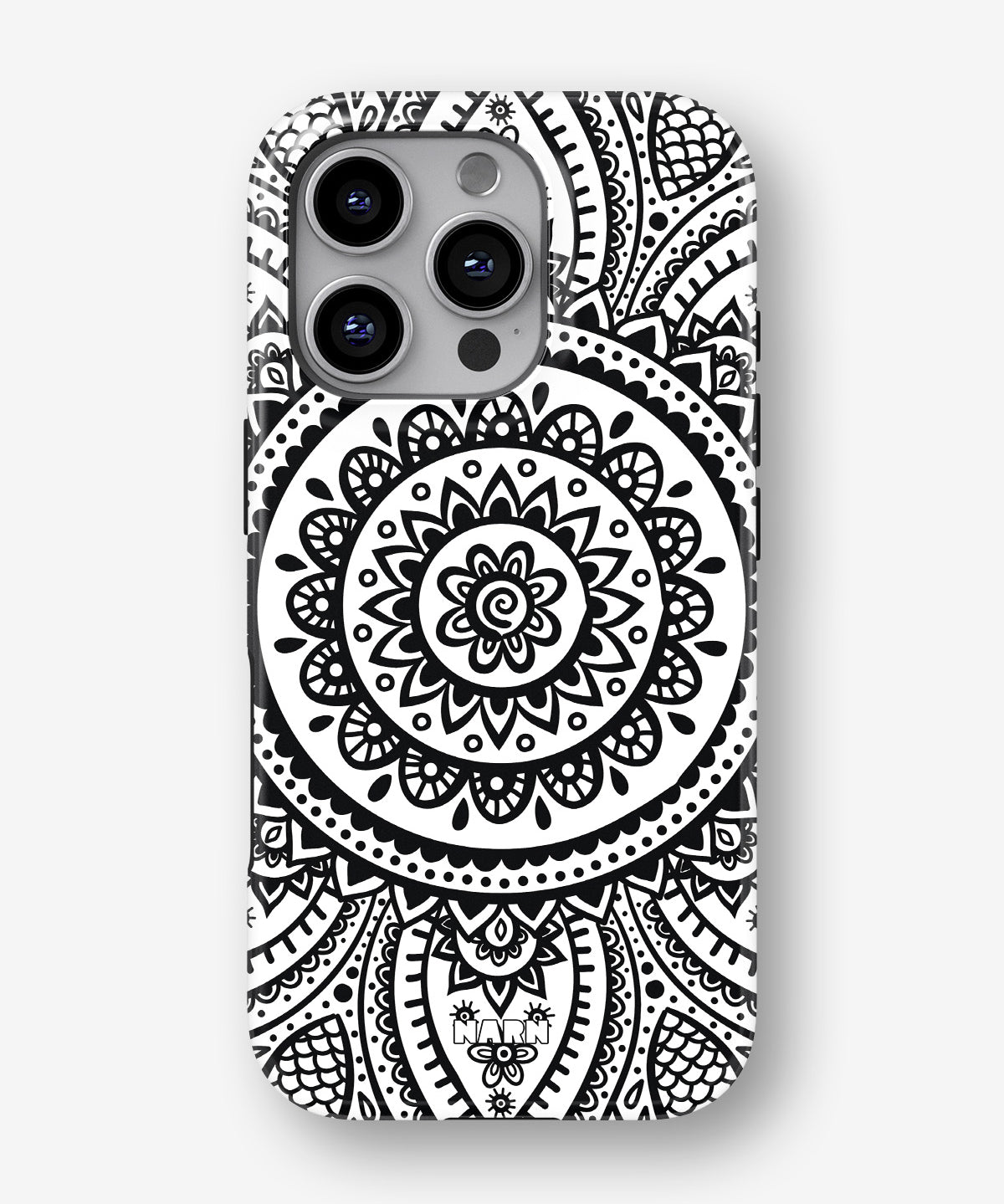 iPhone 16 Pro Max Tough Case – Henna Mandala - View 1