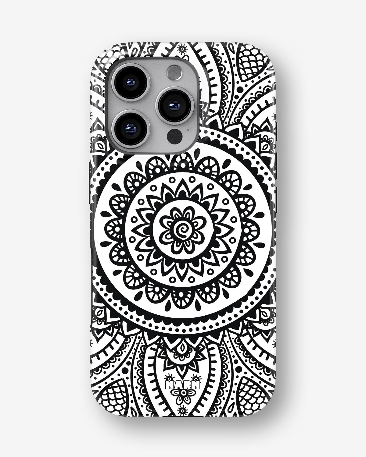 iPhone 16 Pro Max Tough Case – Henna Mandala - View 1