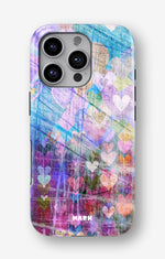 iPhone 16 Pro Max Tough Case – Purple Hearts - View 1