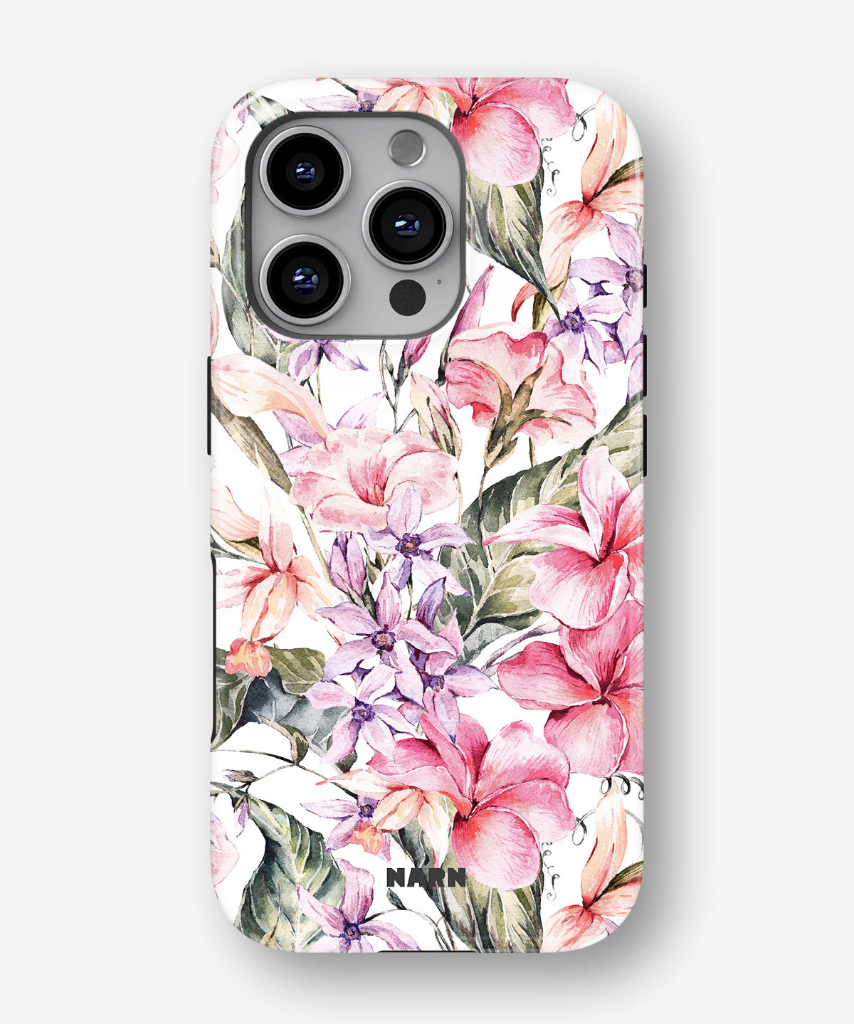 iPhone 16 Pro Max Tough Case – Watercolor Flowers - View 1