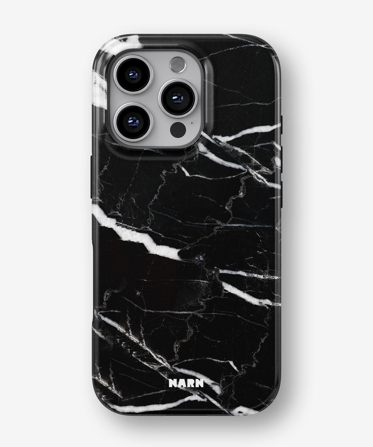 iPhone 16 Pro Max Tough Case – Black Marble - View 1