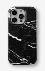 iPhone 16 Pro Max Tough Case – Black Marble - View 1