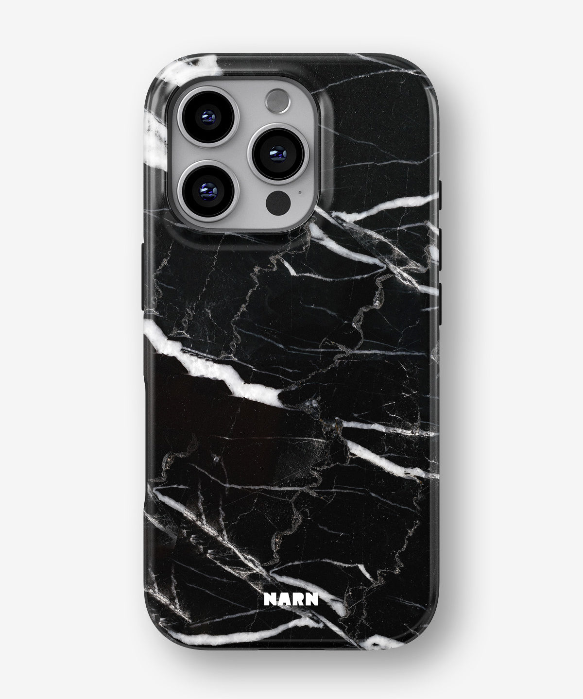iPhone 16 Pro Max Tough Case – Black Marble - View 1