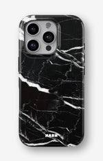 iPhone 16 Pro Max Tough Case – Black Marble - View 1
